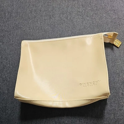 Givenchy Perfume Maquillaje Perfume Bolsa de Viaje Beige Cremallera 18cmx15cm Foto 1 de 4