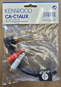Enchufes RCA Kenwood CA-C1AUX 13 pines Din macho a estéreo hembra *NUEVO EN PAQUETE * - Imagen 1 de 1