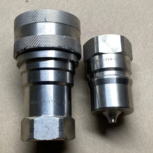 1" NPT ISO 5675 AG Hydraulische Schnellkupplung Pioneer Style Kupplungssatz - Bild 1 von 12