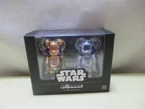 Medicom Be@rbrick Bearbrick 100% Star Wars C-3PO R2-D2 2 Pack Figure 2017 Ver. - Picture 1 of 2