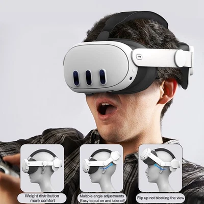New Adjustable Elite Head Strap for Meta Quest 3 VR Headset VR Accessories - Image 1 of 4