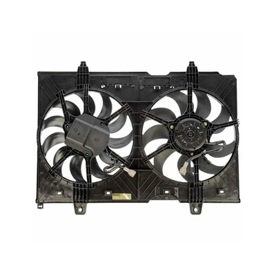 For Nissan Rogue 2008-2013 Radiator Fan | Plastic | Brushed Motor | Black Shroud — 第 1/4 张图片