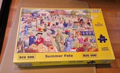 HOP 500 BIG PIECE JIGSAW SUMMER FETE, COMPLETE - Image 1 of 3