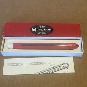 Vintage Mile-O-Graph Map Mileage Measuring Tool with original box & instructions - Picture 1 of 3