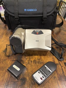 Sharp VL-AH50 LCD Hi 8 Viewcam Video Camcorder,Charger, Bag, Remote, 2 bat, tape - Picture 1 of 12