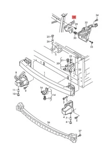Genuine AUDI R8 4S3 4S9 4SP 4SR Bracket 4S0807596D - Picture 1 of 1