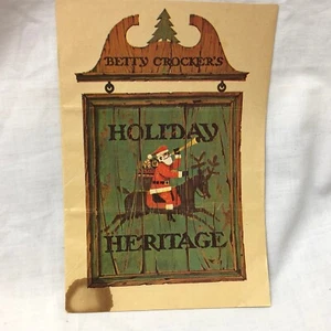 Vintage Betty Crocker's Holiday Heritage Booklet of Recipes - Picture 1 of 10