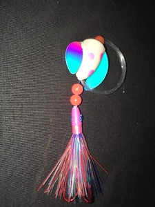 Hochprozentiger Lachs-Trolling Fliegen und Rigs - #2 Spin N Glo Spinnie eine Packung - Bild 1 von 2