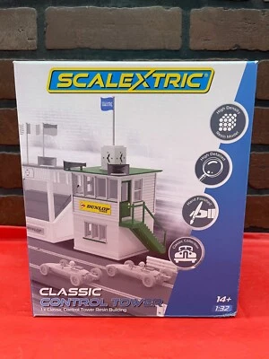 Scalextric C8189 Slot Car Classic Control Tower Resin Building 1:32 in Box NEW! - Image 1 of 4