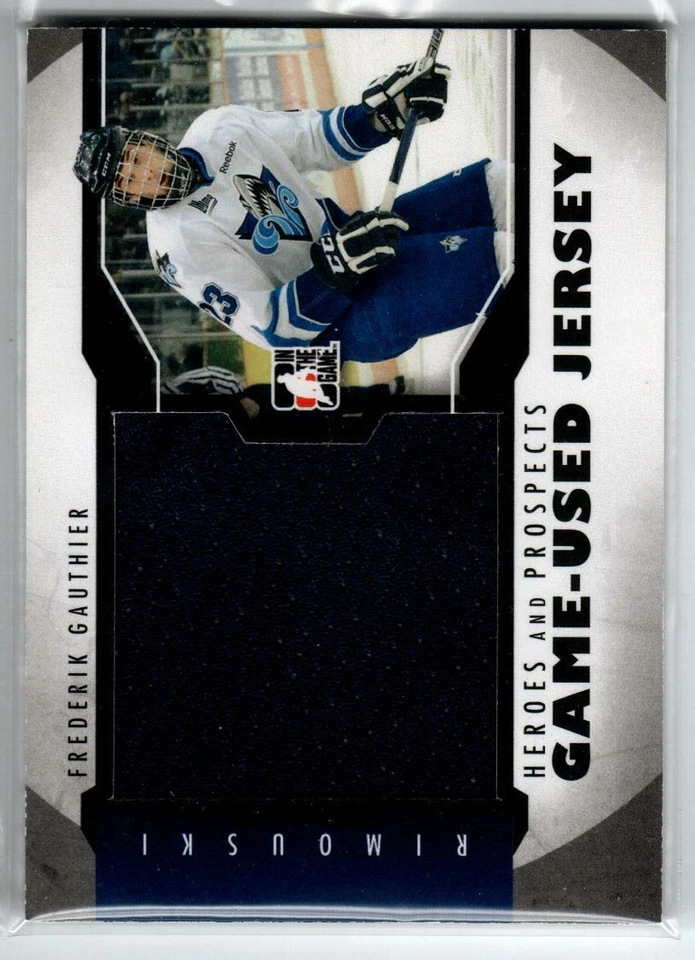 2012-13 ITG Heroes Prospects Jersey #M13 Frederik Gauthier *#/120 (ref 228208) - Image 1 of 1