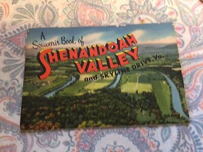 Vintage Skyline Drive Shenandoah Valley Va Souvenir Buch, Selten • 24.74€