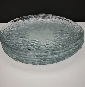 Set of six Cristal d’Arques Mallory Durand 10 3/4'' plates Grape & Leaves. - Picture 1 of 5