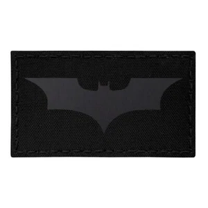 INFRAROUGE BATMAN CHEVALIER NOIR BLACKOUT IFF moral crochet tactique patch - Photo 1/3