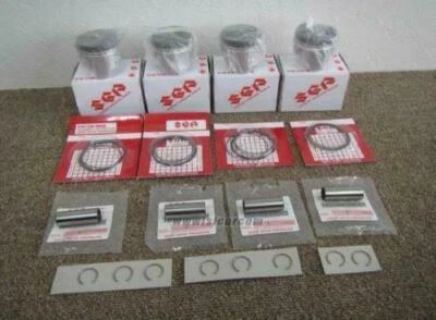 KIT PISTÓN COMPLETO SUZUKI GSX-R1000 2005-2006 PARA UNA BICICLETA 12111-41G00-0F0 genuino Foto 1 de 4