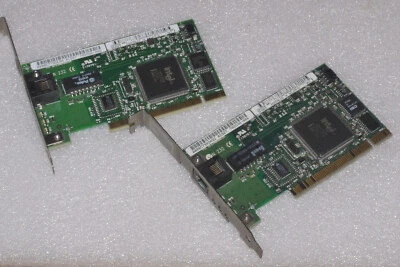 2x Intel 10/100 mbit LAN Karte aus Compaq PC Pair/Paar Intel SB82558B RJ45 - Bild 1 von 2