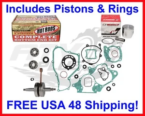 CR85R RB 2005-2007 Honda Crankshaft Gaskets Bottom End Rebuild Kit Wiseco Piston - Bild 1 von 4