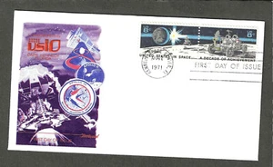 #1434-5 8c SPACE ACHIEVEMENT ISSUE FDC-KENNEDY SPACE CTR,FL-FLEETWOOD CACHET - Picture 1 of 1