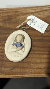 Original Willow Tree Thank You Plaque Christmas Ornament Susan Lordi - Picture 1 of 7