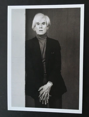 Andy Warhol - Official Exhibition Artcard / Portrait 1983 - image 1 of 4