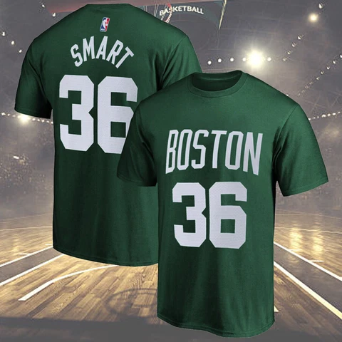 NEW!! Boston Celtics Marcus Smart #36 Player Number T-Shirt S-3XL Cover