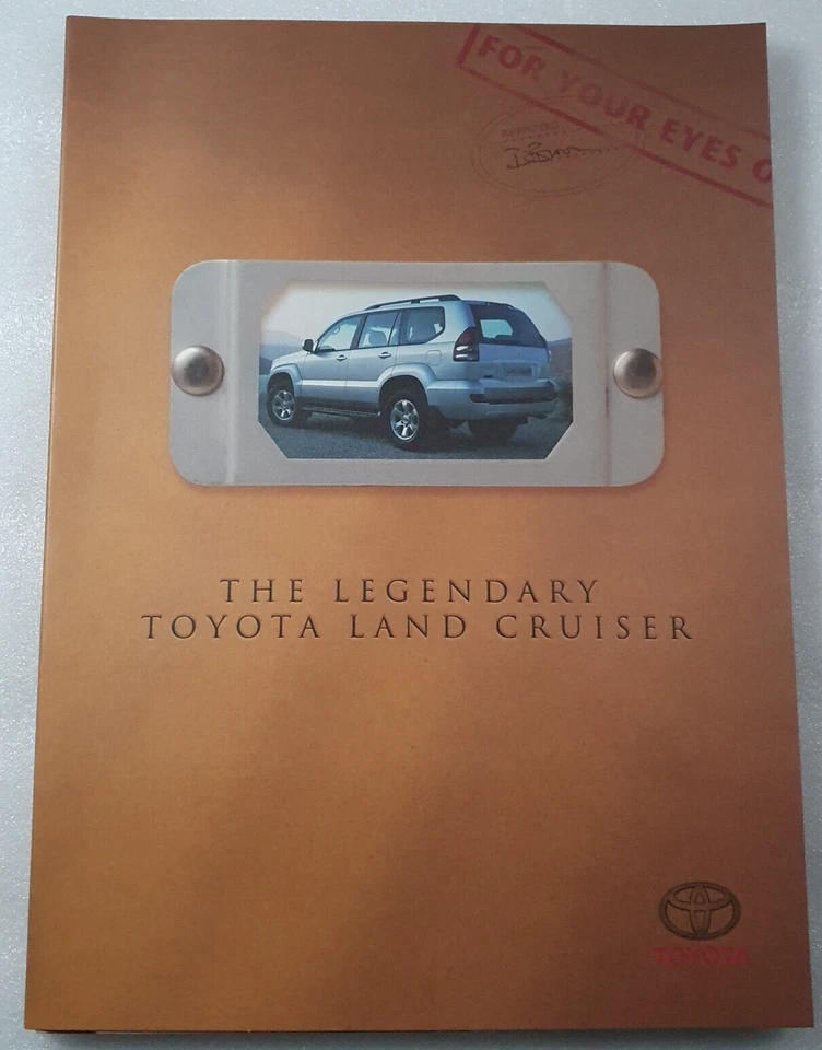 2006 Toyota Land Cruiser sales Brochure Dealer Pack - CD - cloth Badges Etc - Image 1 of 4