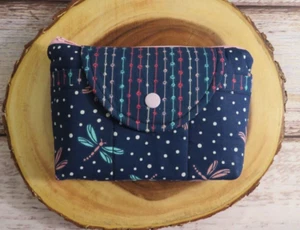 Reise Schmuck Etui Etui, geteilter Behälter für kleinen Schmuck, Libellenmotiv - Bild 1 von 4