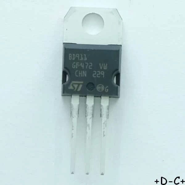 STMICROELECTRONICS BD911 Transistor NPN BJT 100V 15A 90W STM RoHS