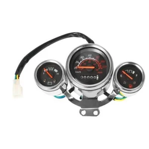 LCD Digital Ajustable Motocicleta Bicicleta Odómetro Velocímetro Tacómetro Medidor ×1 - Imagen 1 de 11
