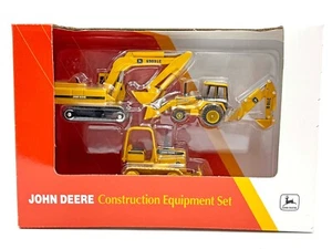 1/64 John Deere Construction Equipment Set Backhoe Dozer Excavator - Picture 1 of 1