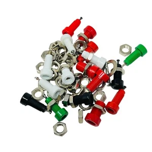 17 pcs Assorted Banana Test Connector with Washers and Nuts - Picture 1 of 6