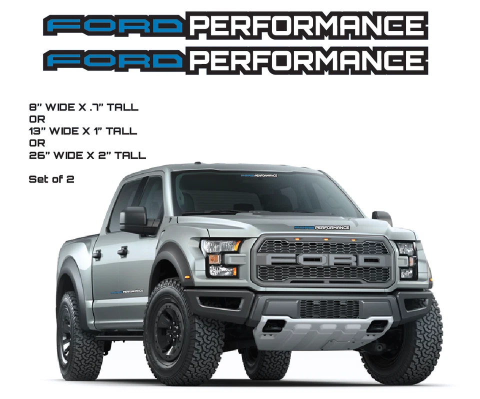 Adesivo de vinil de corrida de carro de caminhão de alto desempenho quantidade 2 decalques de carroceria escolha o tamanho - Imagem 1 de 2