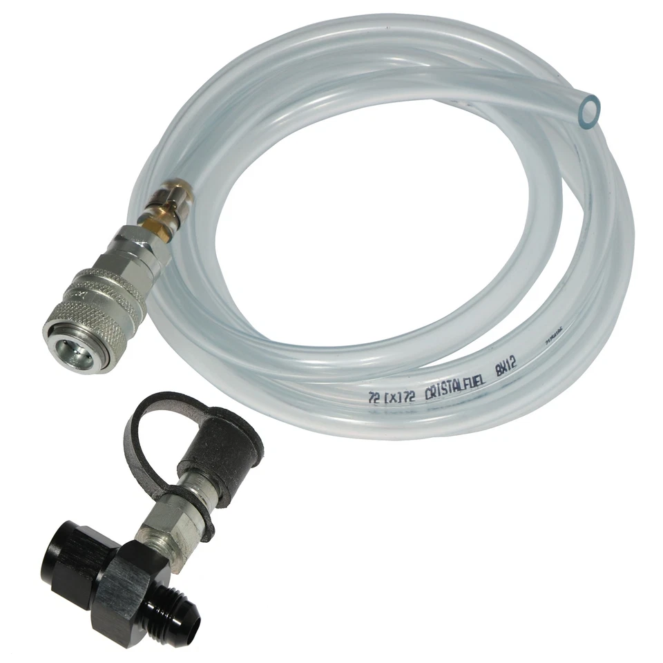 PFS Fuel Sampling Kit AN-8 Male/Female Hose Adaptor Race/Rally Car - Image 1 of 1