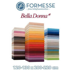 Bella Donna Spannbettlaken Jersey Bettlaken Spannbetttuch 120-130x200-220 cm