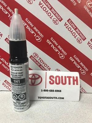Genuine Toyota Lexus OEM Touch Up Paint Predawn Gray Mica  00258-001H1-21 1H1 - Image 1 of 2