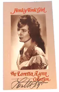 Autographed Honky Tonk Girl The Loretta Lynn Collection Boxed 3 CD Set / Used - Picture 1 of 8