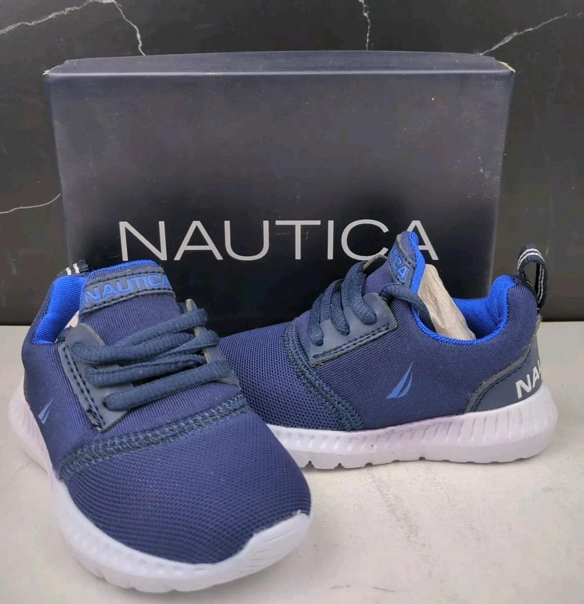 Nautica Kids' Fashion Sneakers - Rainbow Sparkle Athletic Shoes With Strap For Toddlers & Little Kids - View #4