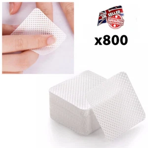 800 MELTBLOWN NAGELTUCH ART GEL ACRYL POLIERENTFERNER BAUMWOLLE FUSSELFREIE NÄGEL UK - Bild 1 von 6