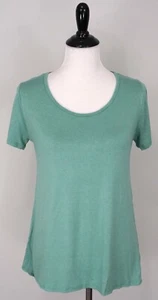 LULAROE Light Pastel Green Short Sleeve Soft Top Shirt Size XS - Picture 1 of 5