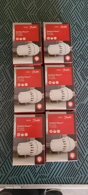 6 x DANFOSS 015G3098 Thermostatkopf  Nachfolgemodell vom RAW 5110 - Bild 1 von 3