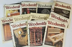 Vintage Woodsmith magazine Lot of 11 Woodworking Projects Hobby 90s - Picture 1 of 1