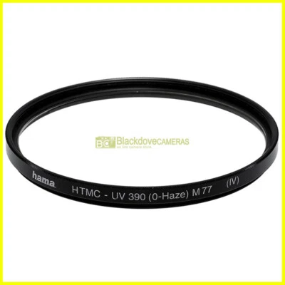 77mm Filtro UV (0 Haze) HTMC Hama per obiettivi a vite M77. Ultra-Violet Foto 1 de 2