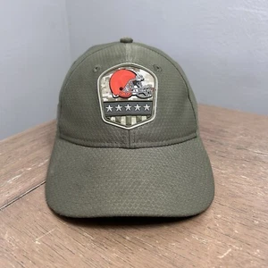 Cleveland Browns Youth Strapback Hat Olive Green Cap Salute to Service New Era - Picture 1 of 12
