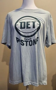 NEW w tags NBA Detroit Pistons Basketball Light blue T-Shirt Women Ladies Size M - Picture 1 of 4
