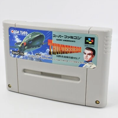 Super Famicom THUNDERBIRDS Cartridge Only Nintendo 2180 sfc - Image 1 of 4