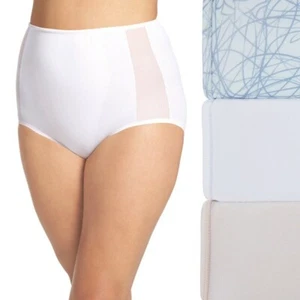 Olga Ultra Stretch 3er Pack Slip Panty Unterwäsche GS1603P 6 M Sail Scribble GRATIS S - Bild 1 von 3