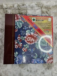 Vintage Woolworth Blumen-Fotoalbum fasst 500 Fotos 3 1/2" x 5" Hergestellt in den USA - Bild 1 von 7