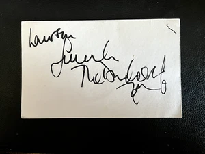 SARAH - DUCHESS OF YORK & AUTHOR - SIGNED WHITE CARD - Picture 1 of 1