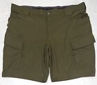 DULUTH TRADING Flex Dry on the Fly Vintage Olive Relaxed Fit 11" Cargo Shorts 48