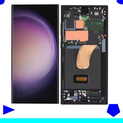 Samsung Galaxy S23 Ultra (S918) Genuine OLED Screen LCD Display Digitizer+Frame