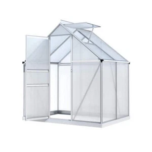 Green Fingers Greenhouse Aluminium Polycarbonate Premium Garden Storage Shed 3.1 - Picture 1 of 8